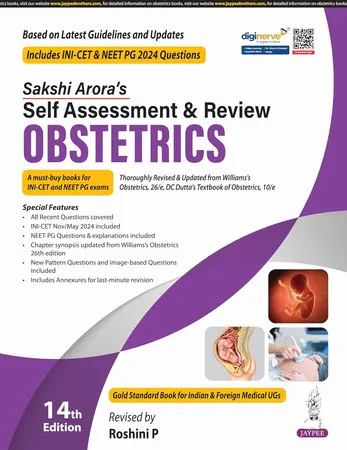 Sakshi Arora's self assessment &amp; review : Obstetrics / revised by Roshini P